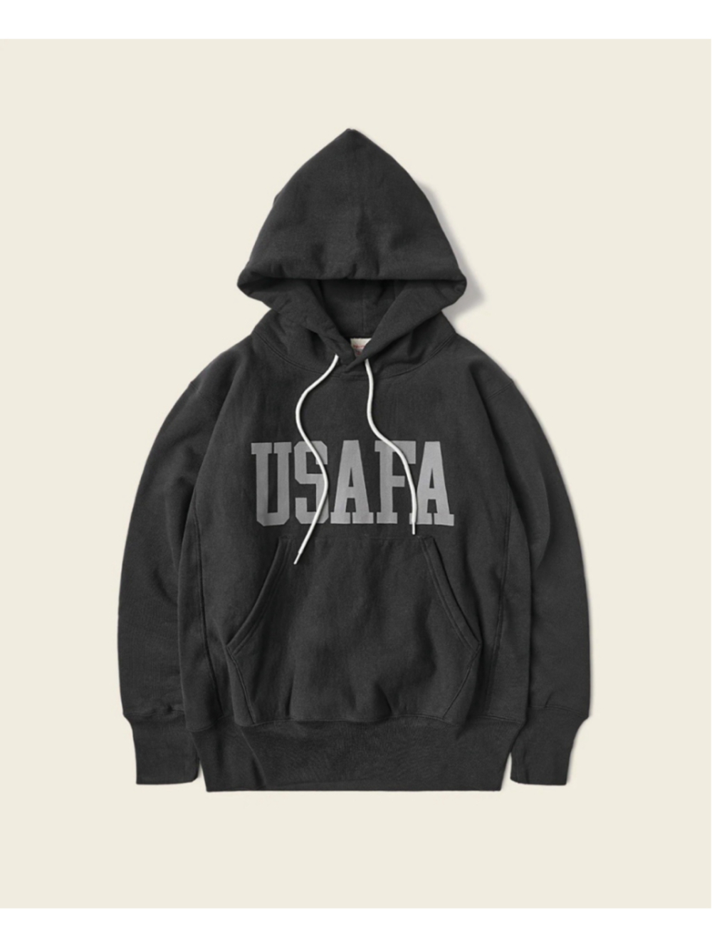1970s USAFA 18 oz Reverse Weave Hoodie Bronson Mfg. XL